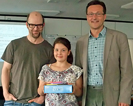 Die Gewinnerin des diesj�hrigen K�nguruh-Wettbewerbs