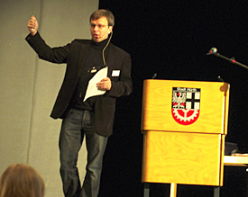 Dr. Matthias Burchardt, Erfinder und Mitorganisator des Dies academicus, zieht eine positive Bilanz 