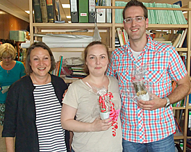 Noch mehr L&uuml;cken: G. H&uuml;ntemann (l.) muss k&uuml;nftig auch auf M. Schr&ouml;der (r.) und A. Gronendahl (m.) verzichten 