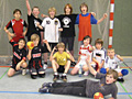 Gute Laune der Niederlage zum Trotz: Das EMG-Team zeigt sich bei der Handball-Kreismeisterschaft als guter Verlierer 