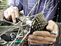 Fahrradwerkstatt am EMG: Eine von vielen originellen Ideen, die beim Projektwettbewerb eingereicht wurden 