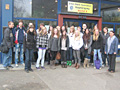 Deutsch-englische Freundschaft: Die Schülerinnen und Schüler aus Preston fühlten sich bei der Klasse 9c pudelwohl 