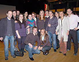 Das Ernst-Mach-Gymnasium zeigt sich beim H&uuml;rther Neujahrsempfang mit einer gro&szlig;en Delegation 