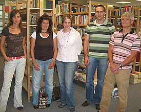 Anke Schreiber, Eva-Maria Winkeler, Jutta Reinke-Winkhold, Markus Schröder und Robert Franke (v.l.)